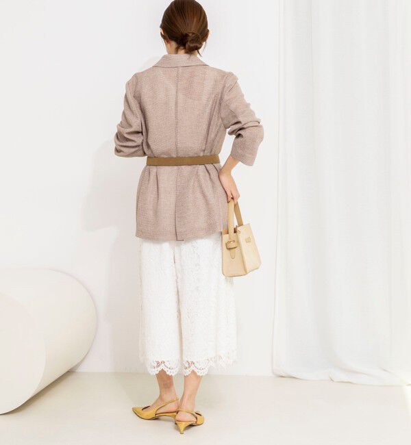 NOLLEY'S「ウォッシャブルカラミオーバージャケット」|テーラードジャケット|