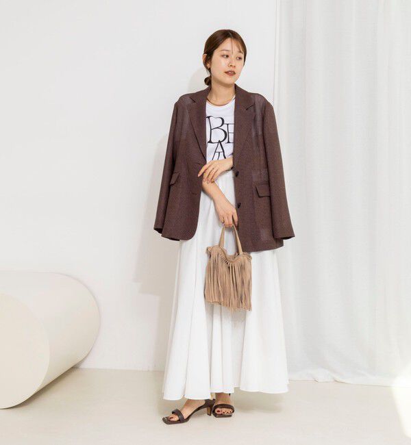 NOLLEY'S「ウォッシャブルカラミオーバージャケット」|テーラードジャケット|