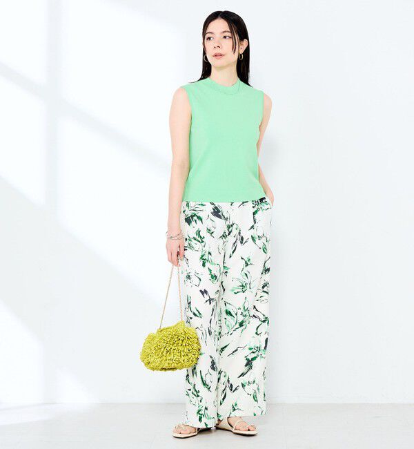 NOLLEY'S sophi「《手洗い可能》マルチファンクションハイネックノースリーブプルオーバー」|ニット・セーター|