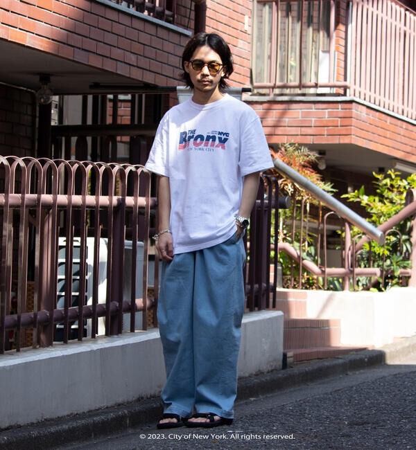 GLOSTER「【GOOD ROCK SPEED/グッドロックスピード】NYCプリントTシャツ」|Tシャツ・カットソー|