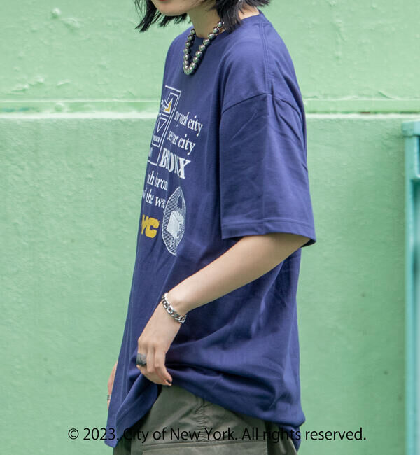 GLOSTER「【GOOD ROCK SPEED/グッドロックスピード】NYCプリントTシャツ」|Tシャツ・カットソー|