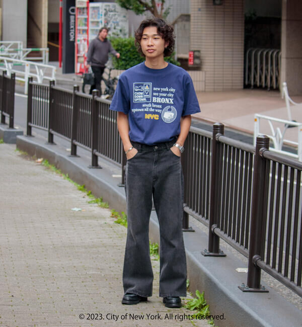 GLOSTER「【GOOD ROCK SPEED/グッドロックスピード】NYCプリントTシャツ」|Tシャツ・カットソー|