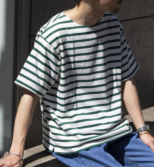 GLOSTER「【GLOSTER/グロスター】バスクシャツ ボーダーTシャツ ショートスリーブ」|Tシャツ・カットソー|