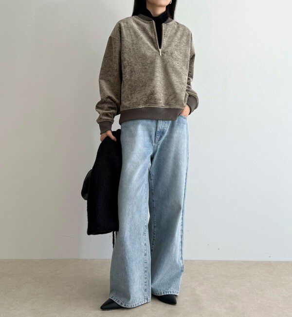 fredy emue「モールニットソーハーフジッププルオーバー」|Tシャツ・カットソー|