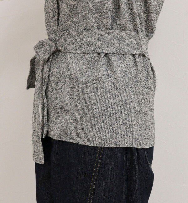 fredy emue「ベルト付きニットベスト」|ベスト・ジレ|
