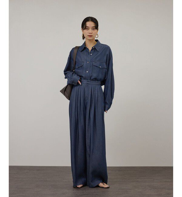 SALON adam et rope'「デニムライクシャツ / セットアップ対応」|シャツ・ブラウス|