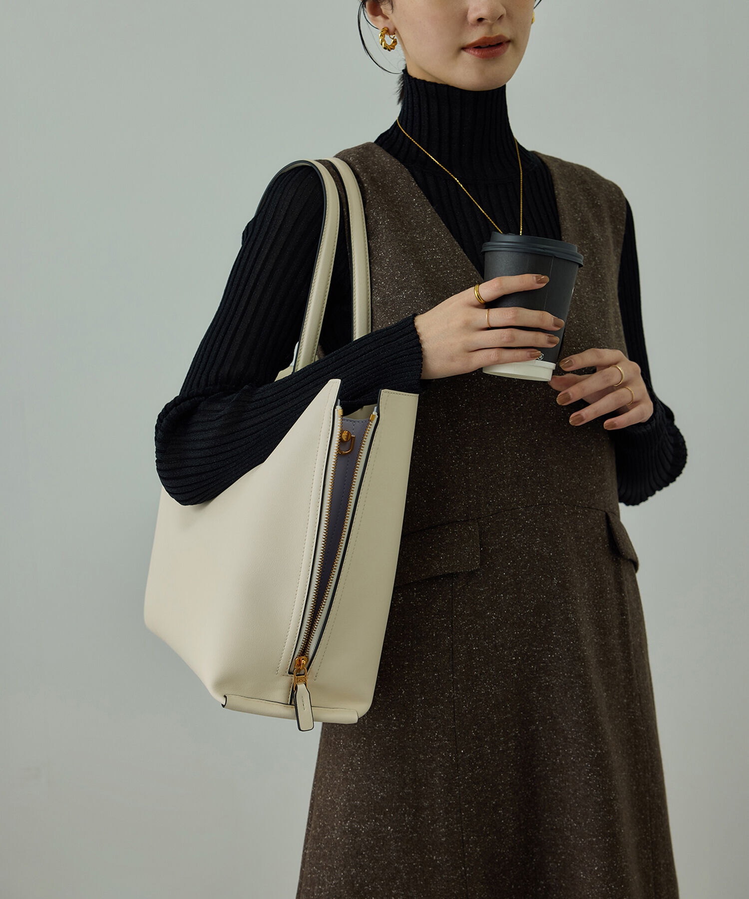 ROPE「【E'POR】Y BAG Wide【通勤】【A4対応】【25SS】」|トートバッグ|