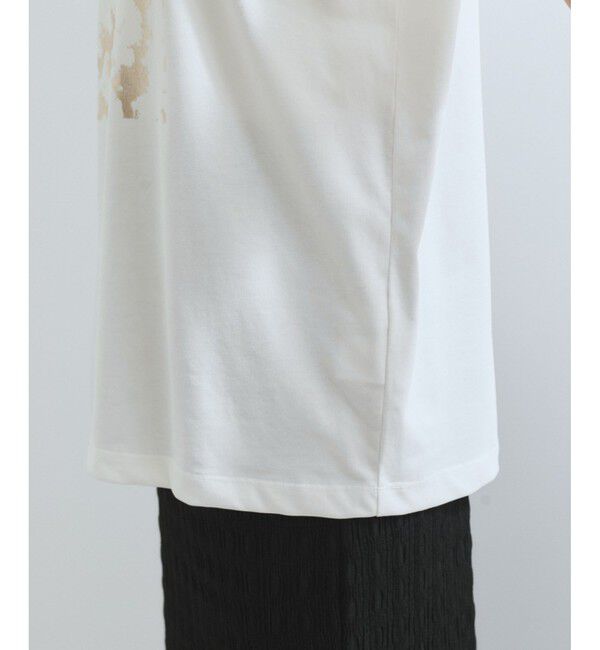 VIS「【接触冷感】箔グラフィックアートTシャツ」|Tシャツ・カットソー|