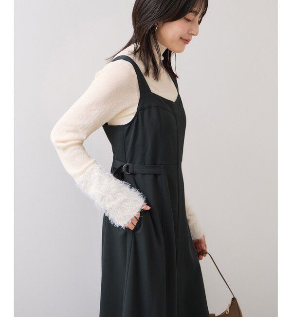 VIS「ウエストベルトジャンパースカート」|ワンピース|
