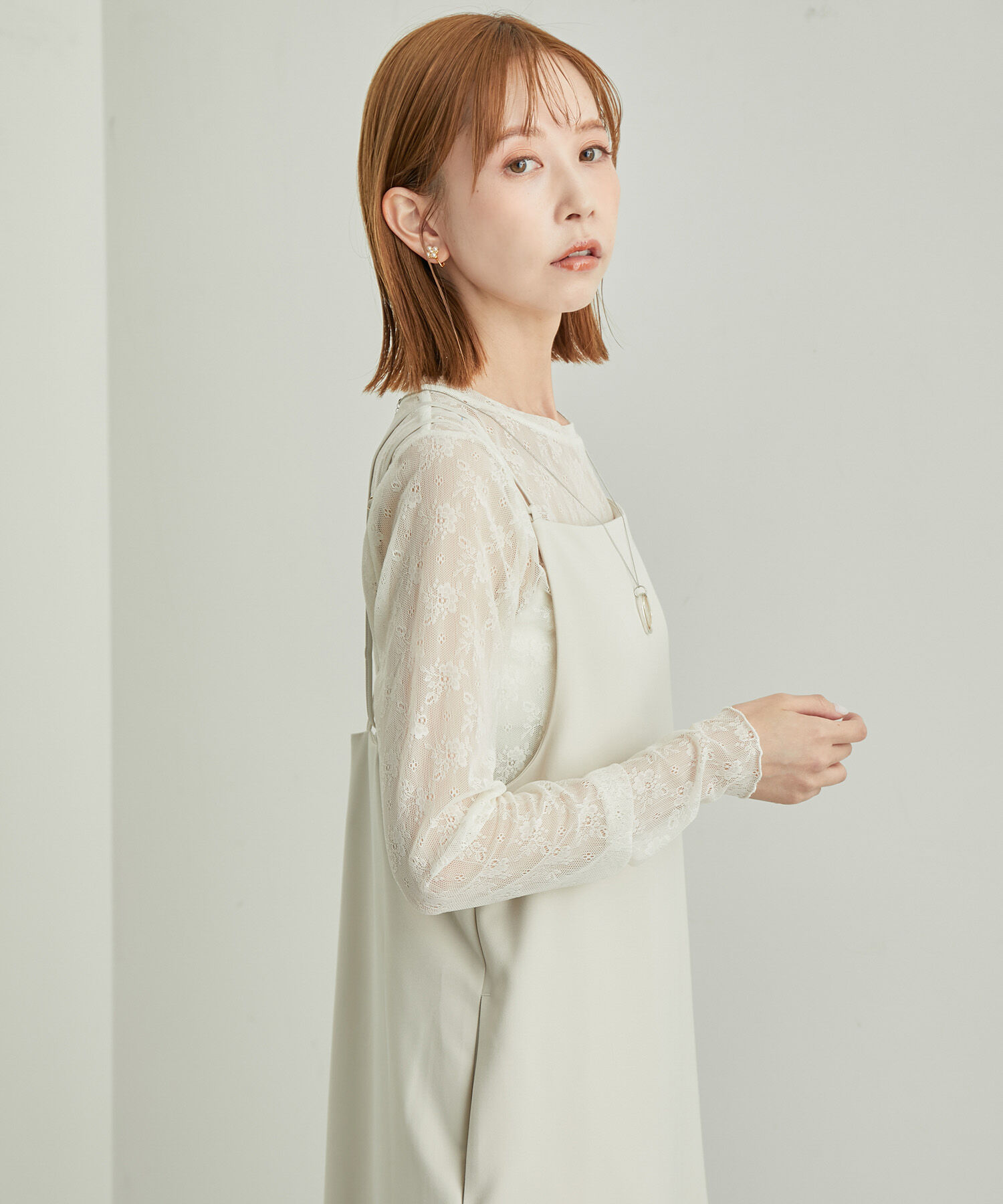 Rope&rsquo;Picnic「バッククロスキャミワンピース」|ワンピース|