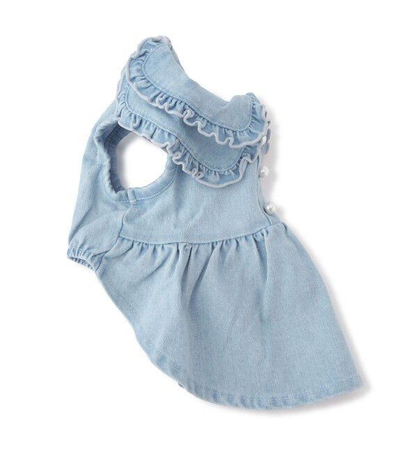 ROPE PICNIC PASSAGE「【DOG】襟付きデニムワンピース」|その他|