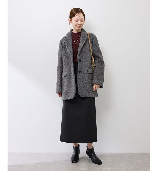 Rope&rsquo;Picnic「シャギーテーラードジャコット」|テーラードジャケット|