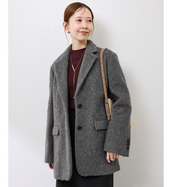 Rope&rsquo;Picnic「シャギーテーラードジャコット」|テーラードジャケット|