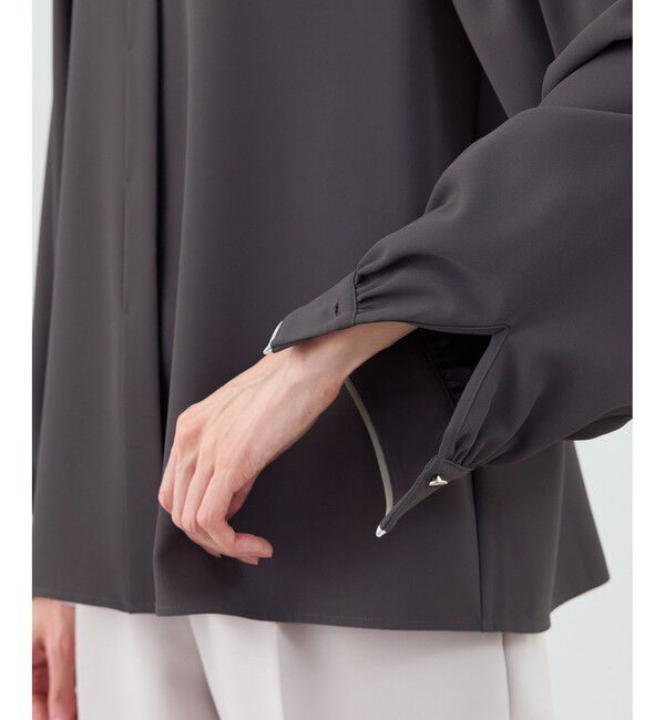 Rope&rsquo;Picnic「配色ダブルカラーブラウス」|シャツ・ブラウス|