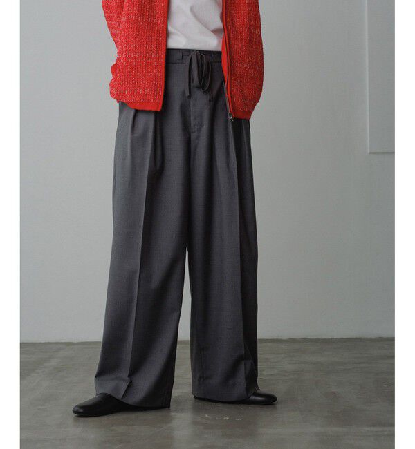ADAM ET ROPE'「《新色》【WEB限定】2タック ワイドルーズ ドカンパンツ / シーズンレス / スラックス / ユニセックス」|スラックス|