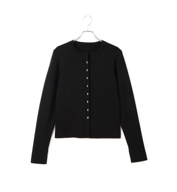 ADAM ET ROPE'「セレクトレングスクルーネックニットカーディガン」|カーディガン|