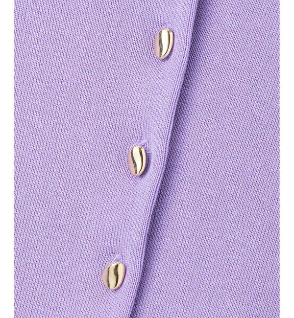 ADAM ET ROPE'「セレクトレングスクルーネックニットカーディガン」|カーディガン|