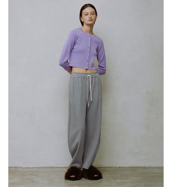 ADAM ET ROPE'「セレクトレングスクルーネックニットカーディガン」|カーディガン|