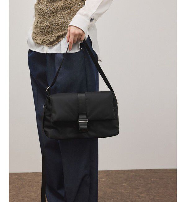 ADAM ET ROPE'「パテッドフラップショルダーバッグ」|ショルダー・メッセンジャー|