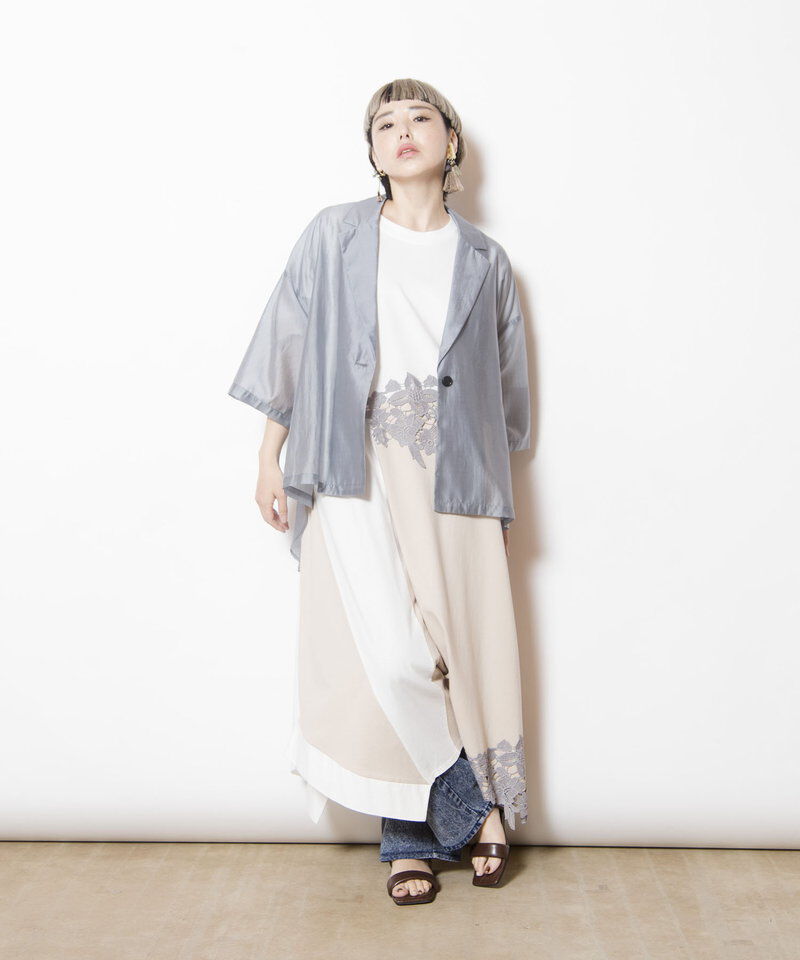  「レースモチーフワンピース」|ワンピース|