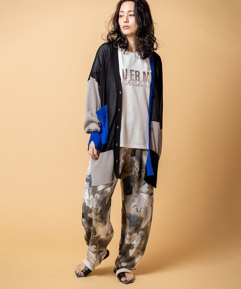  「箔プリントプルオーバー」|Tシャツ・カットソー|