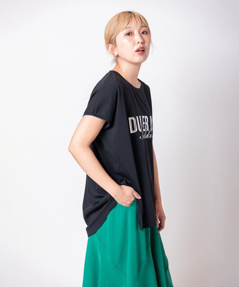  「箔プリントプルオーバー」|Tシャツ・カットソー|