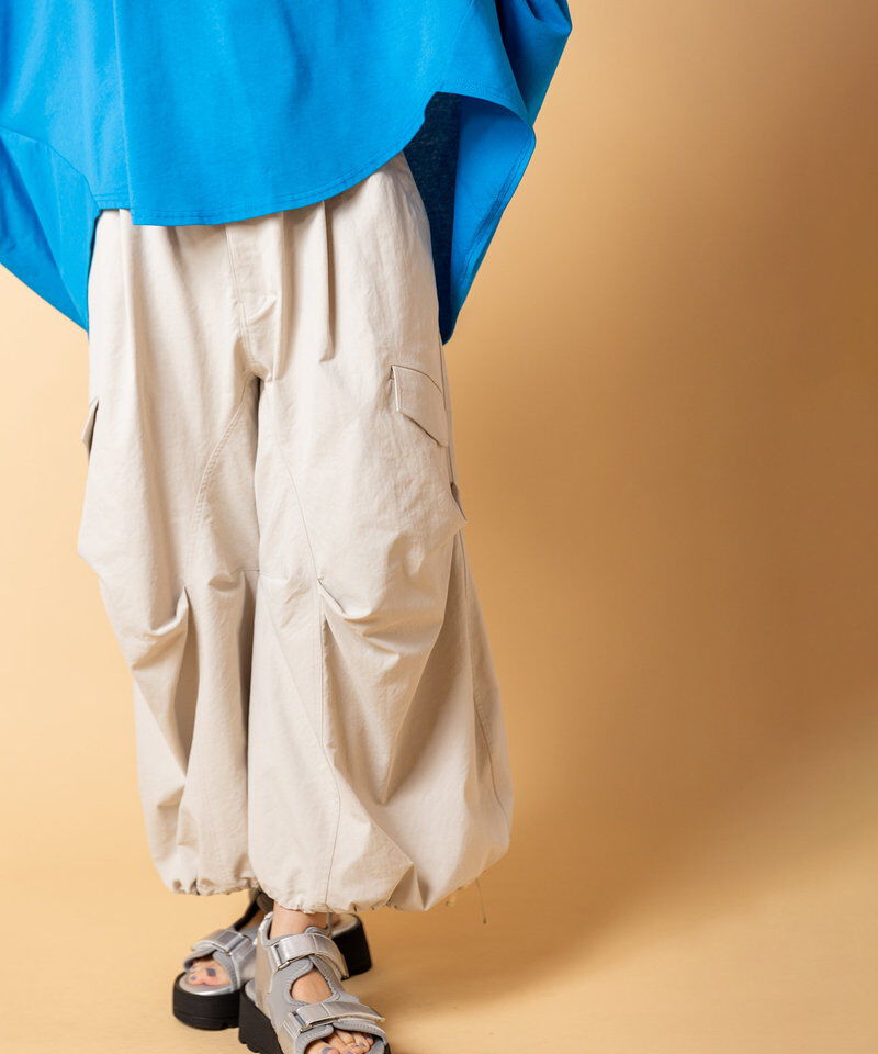  「切替コクーンパンツ」|カーゴ|