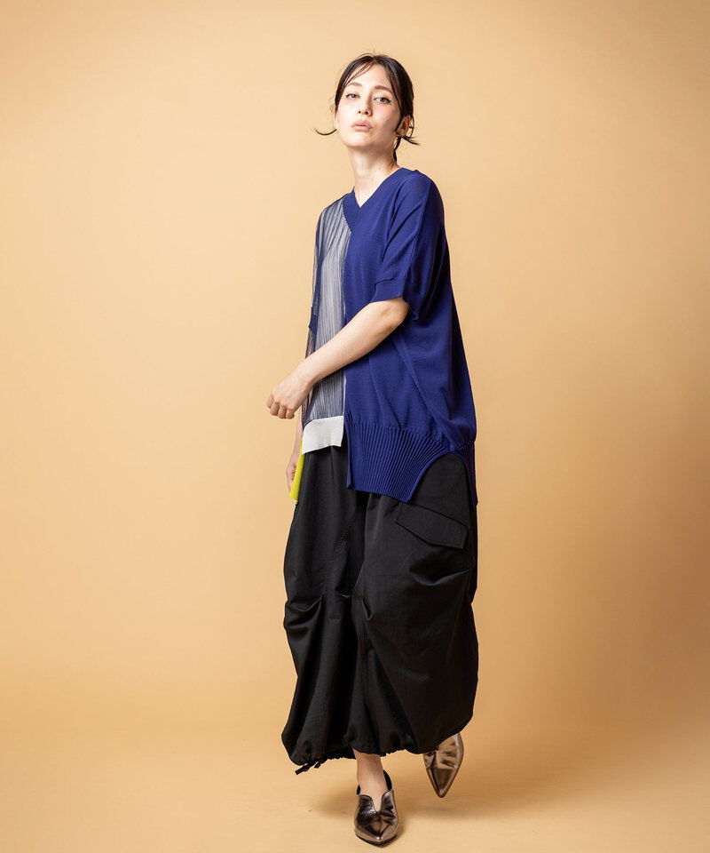  「切替コクーンパンツ」|カーゴ|