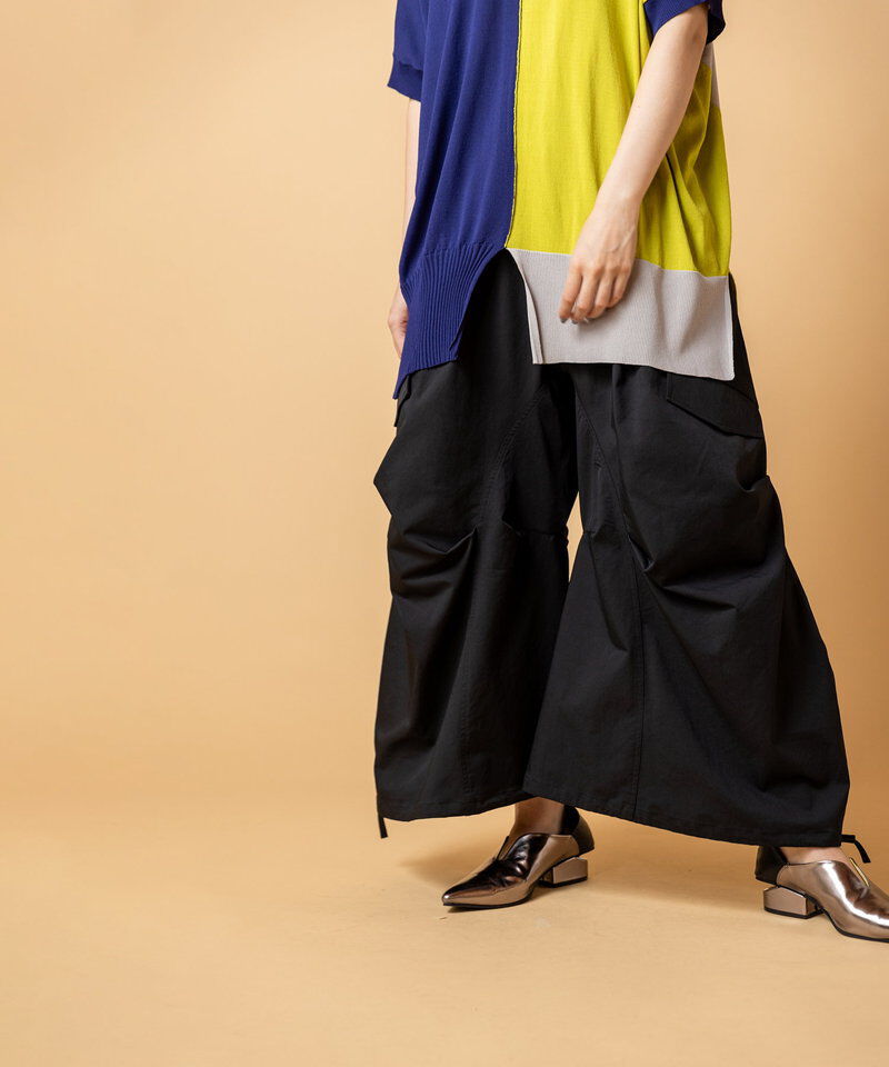  「切替コクーンパンツ」|カーゴ|