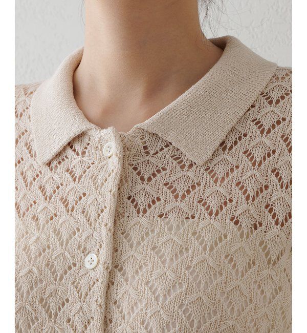 THE PAUSE「【GEMINI】ポロニットプルオーバー」|ニット・セーター|