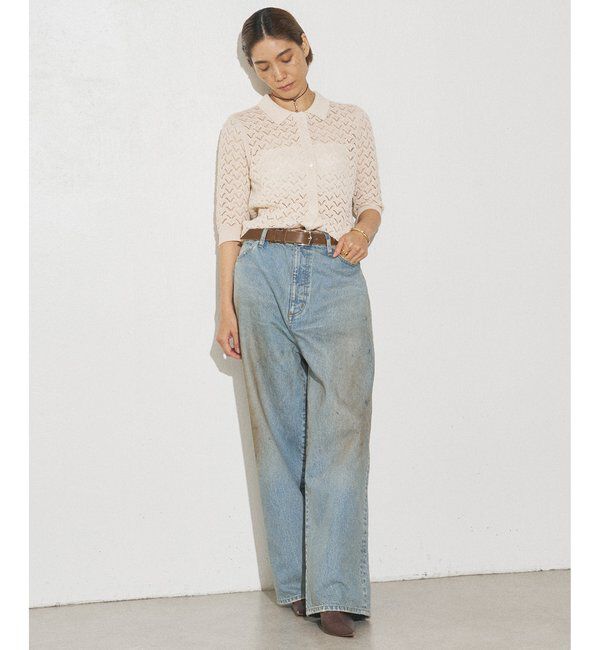 THE PAUSE「【GEMINI】ポロニットプルオーバー」|ニット・セーター|