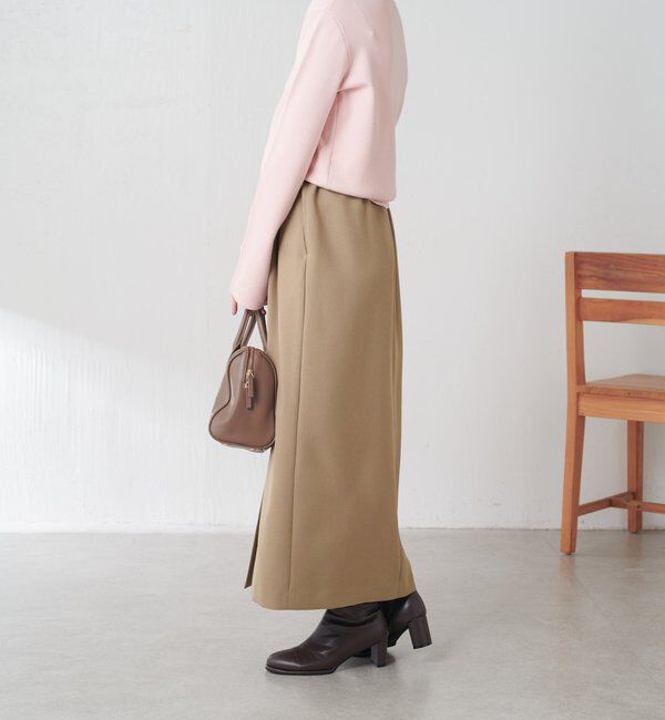  「ウールライクベルテッドスカート」|スカート|