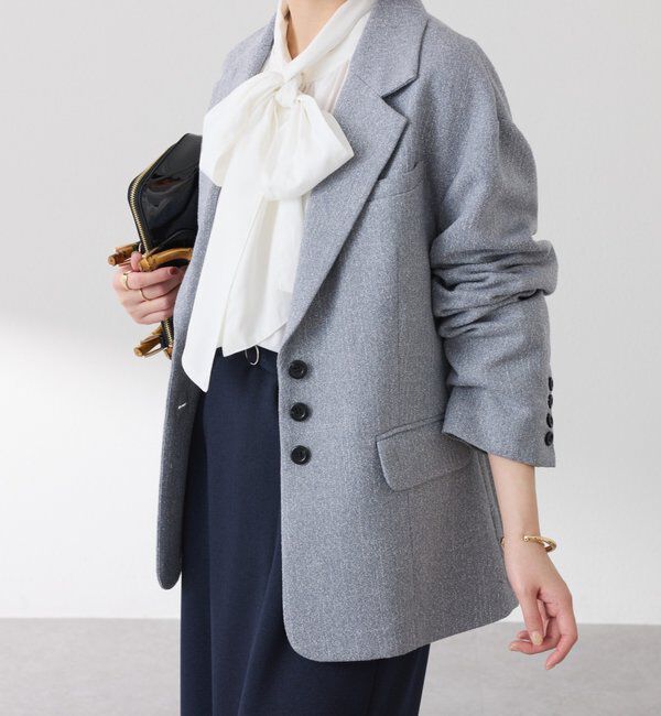  「ツイードオーバージャケット」|その他|グレー