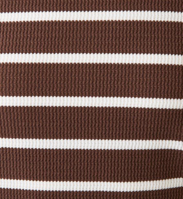  「サーマルボーダーハーフスリーブ」|Tシャツ・カットソー|