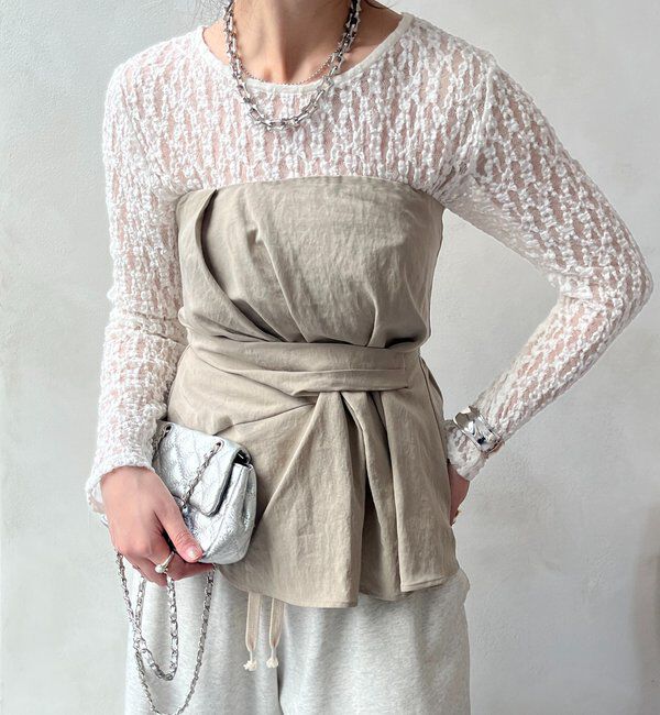  「レースプルオーバー」|Tシャツ・カットソー|