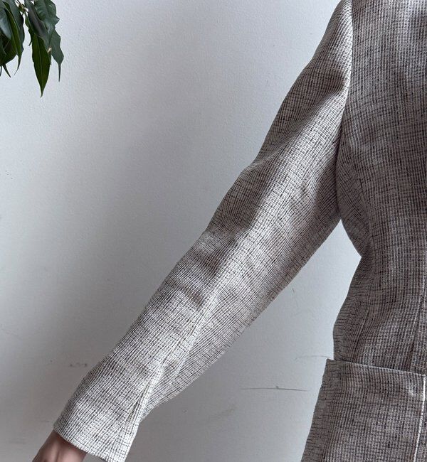  「シアーツイードダブルジャケット」|テーラードジャケット|