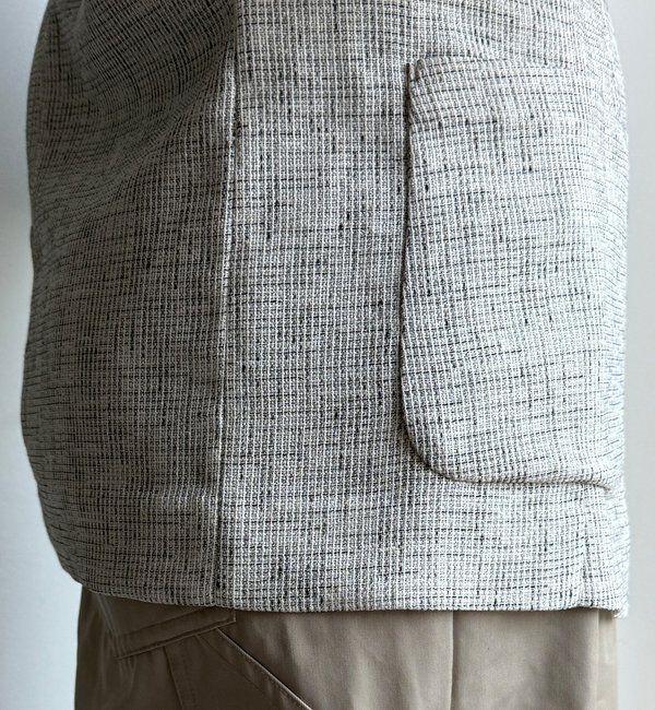  「シアーツイードダブルジャケット」|テーラードジャケット|