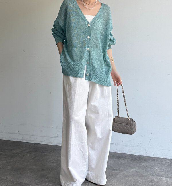  「メランジ前後2WAYカーディガン」|カーディガン|