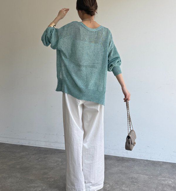  「メランジ前後2WAYカーディガン」|カーディガン|