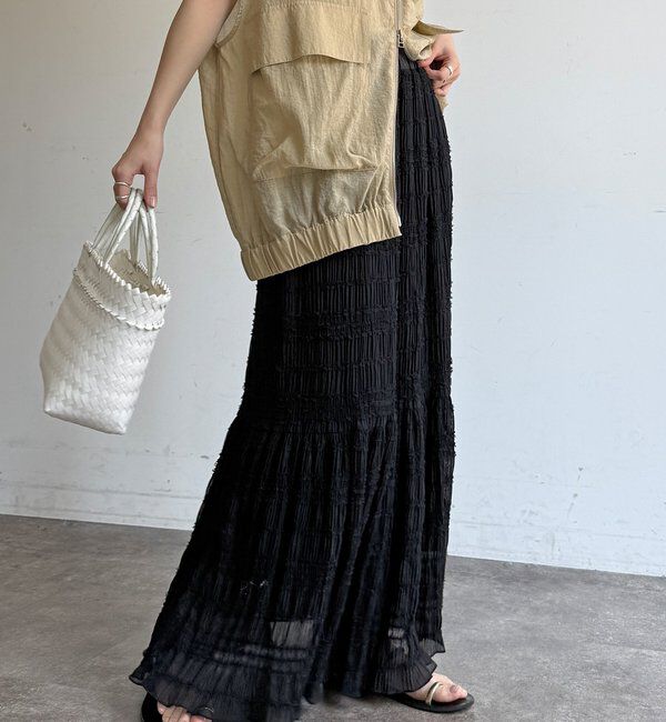  「プリーツギャザースカート」|スカート|