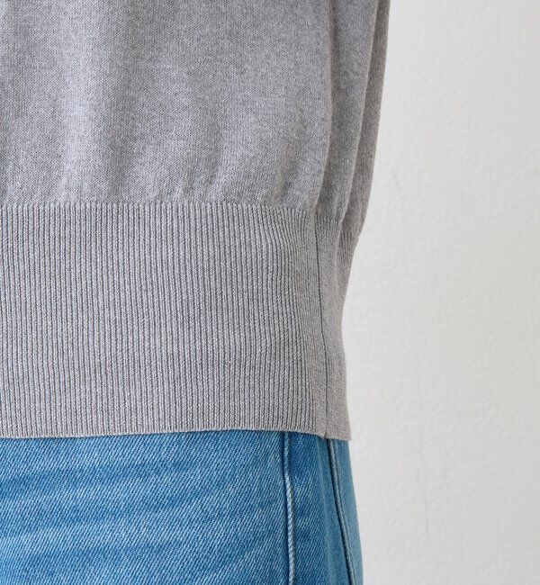  「予約【A・MONN(アモン)】HALF SLEEVE KNIT」|ニット・セーター|