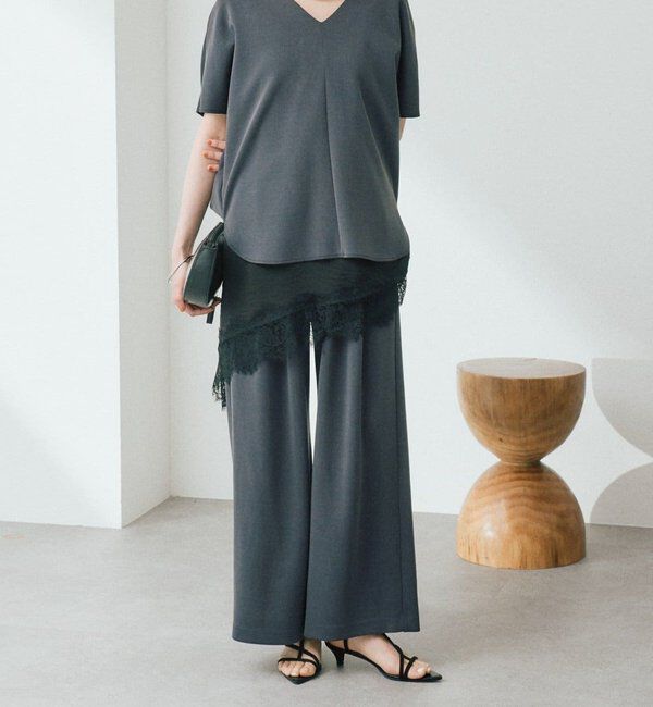  「予約【セットアップ着用可能/接触冷感機能付き】ドレーピーカットソー」|Tシャツ・カットソー|