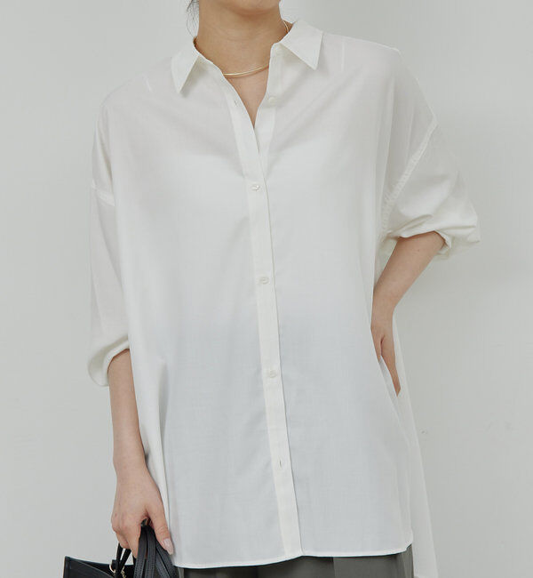  「【ルミネ限定カラーあり！】ツイルオーバーシャツ」|シャツ・ブラウス|