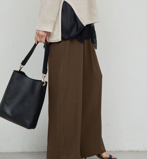  「【即戦力パンツ】【3サイズ展開】ワイドイージーパンツ」|チノ|