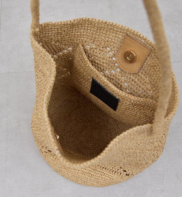  「【MIORA】ラフィアワンハンドルバッグ」|トートバッグ|
