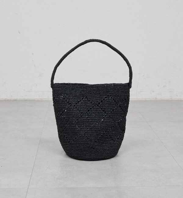  「【MIORA】ラフィアワンハンドルバッグ」|トートバッグ|