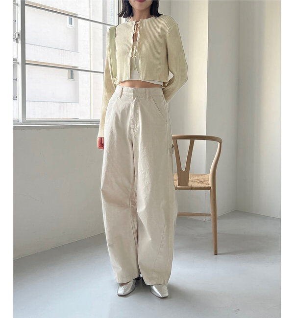  「【5色展開】ラメリボンカーディガン」|カーディガン|