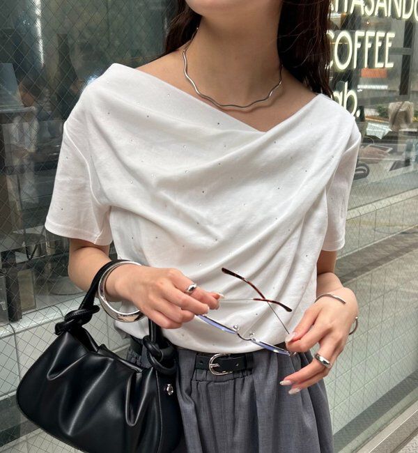  「26SSオフショルTシャツ」|Tシャツ・カットソー|ホワイトその他1