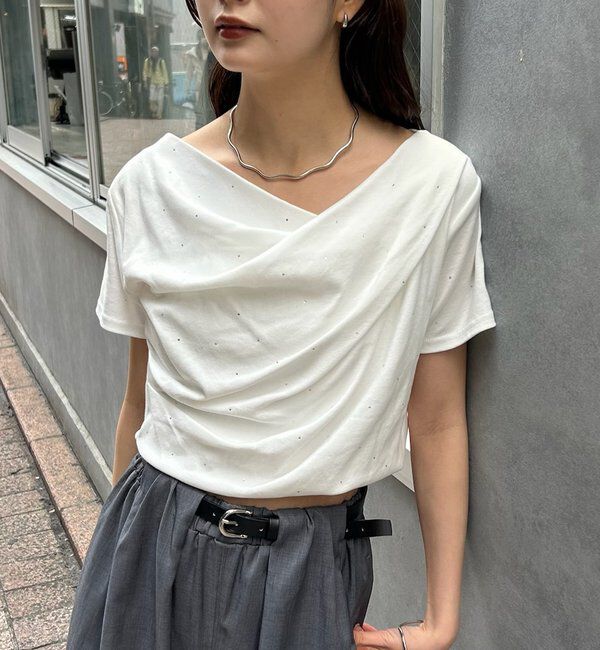  「26SSオフショルTシャツ」|Tシャツ・カットソー|