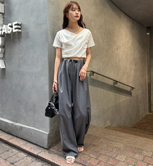  「26SSオフショルTシャツ」|Tシャツ・カットソー|